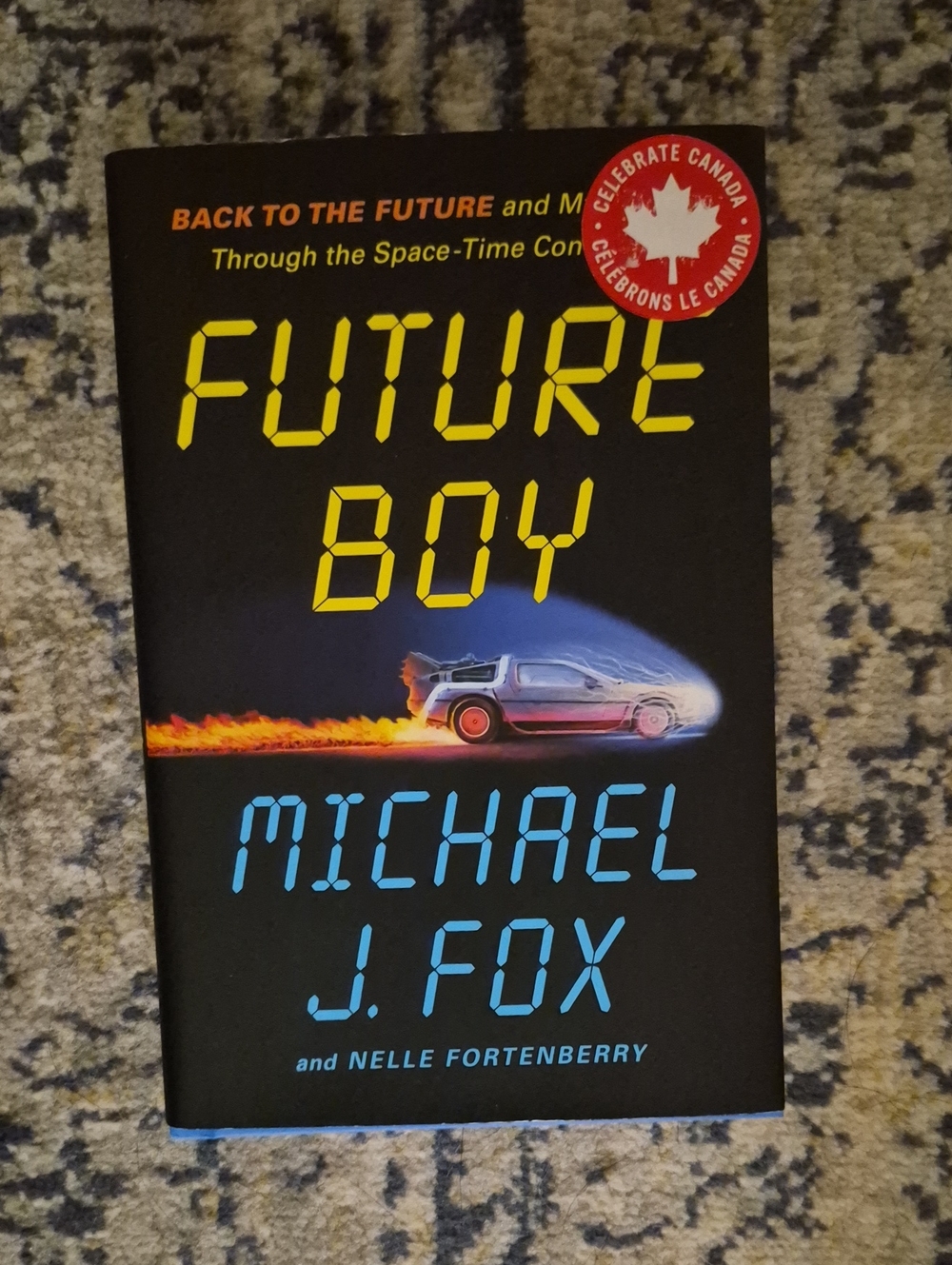 BOOK:  Future Boy by Michael J. Fox - Black Cover Kids  Hardcover